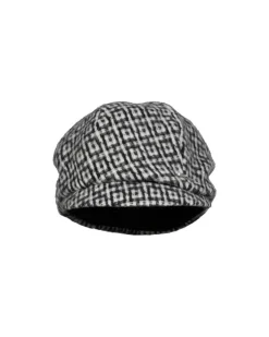 Lillie and Cohoe Dyllan Mohair Check Hat