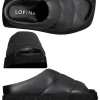 Lofina Angular Toe Quilted Sandal