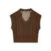 Luisa Cerano Alpaca Chunky Perforated Vest