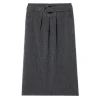 Luisa Cerano Cashmere Blend Belted Skirt