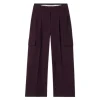 Luisa Cerano Cropped Pleated Cargo Pants