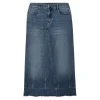 Luisa Cerano Denim Midi Skirt