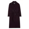 Luisa Cerano Double Face Wool Trench Coat