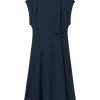 Luisa Cerano Fit and Flare Midi Dress