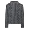 Luisa Cerano Glazed Lace Look Knit Pullover