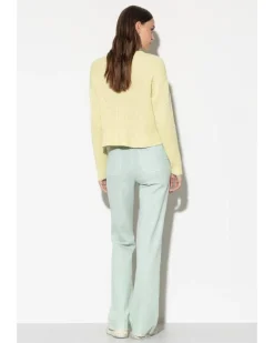 Luisa Cerano Green Boot Cut Jeans