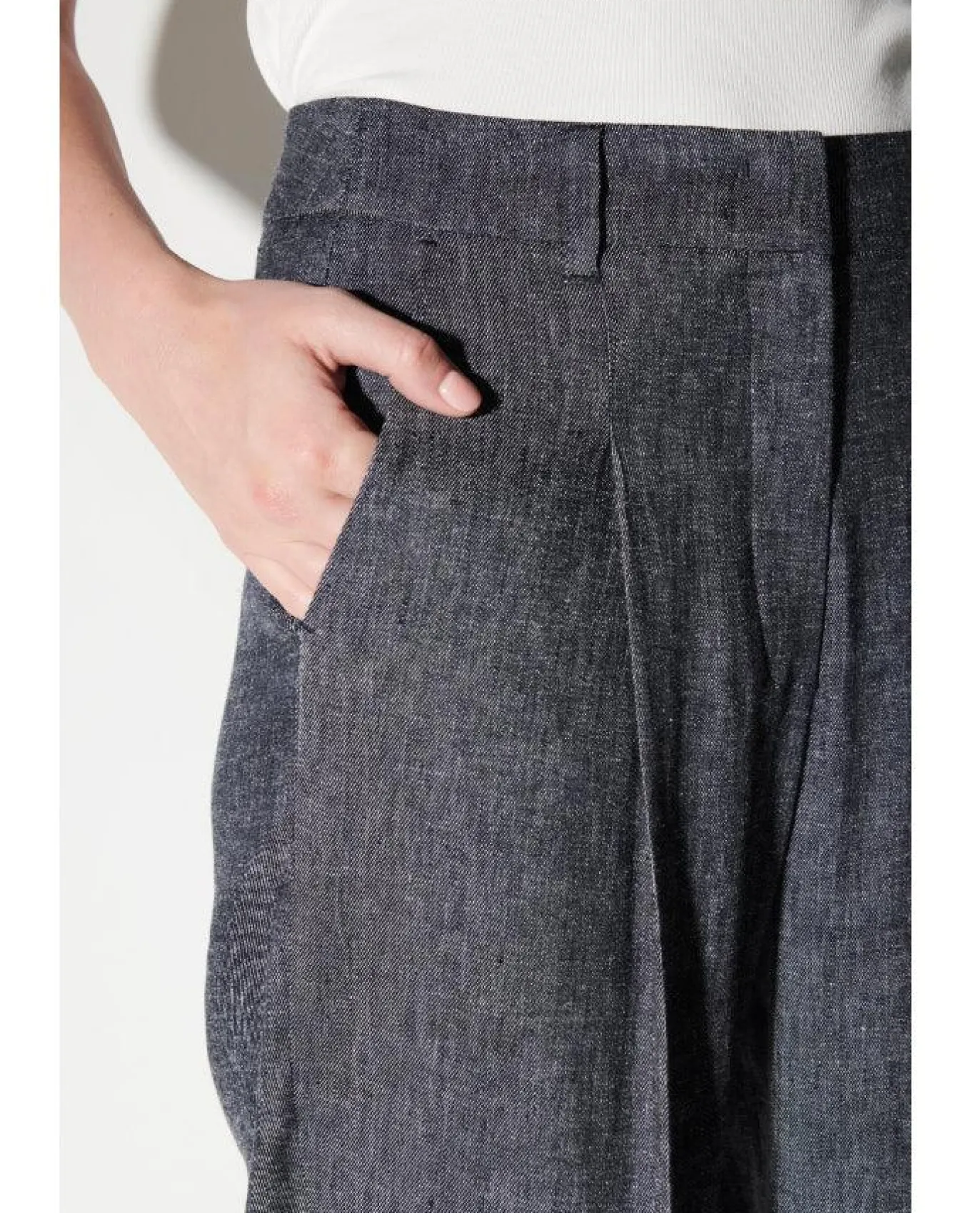 Luisa Cerano Linen Flowy Wide Leg Pant