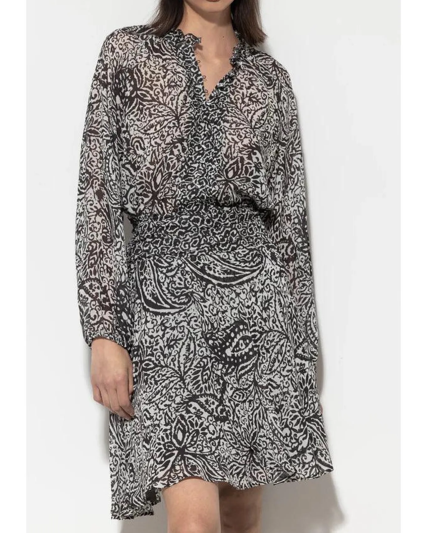 Luisa Cerano Paisley Print Tunic Blouse