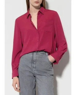 Luisa Cerano Silk Blend Shirt Blouse