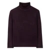 Luisa Cerano Silk Blend Turtleneck Sweater