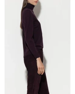 Luisa Cerano Silk Blend Turtleneck Sweater