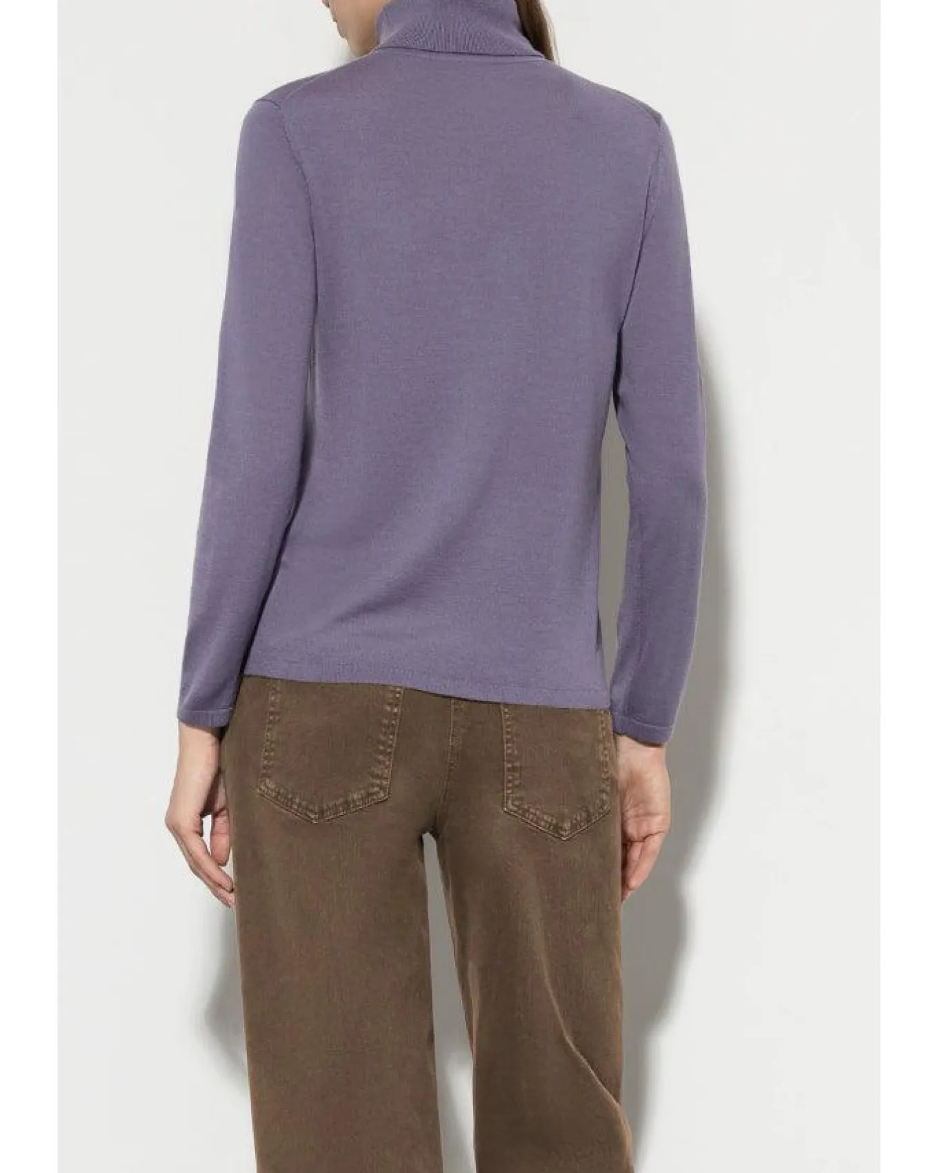 Luisa Cerano Silk Blend Turtleneck Sweater