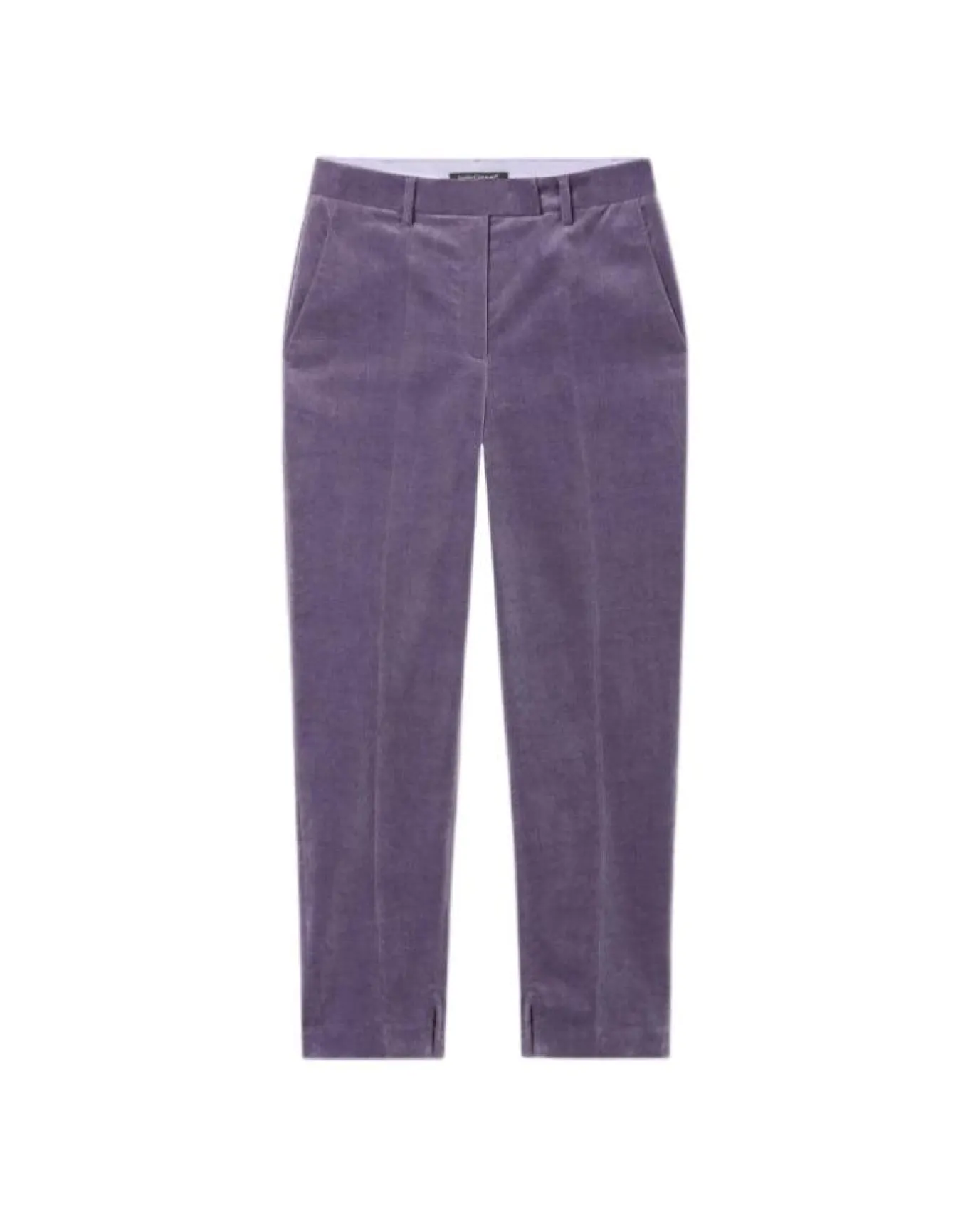 Luisa Cerano Tapered Cropped Velvet Pant
