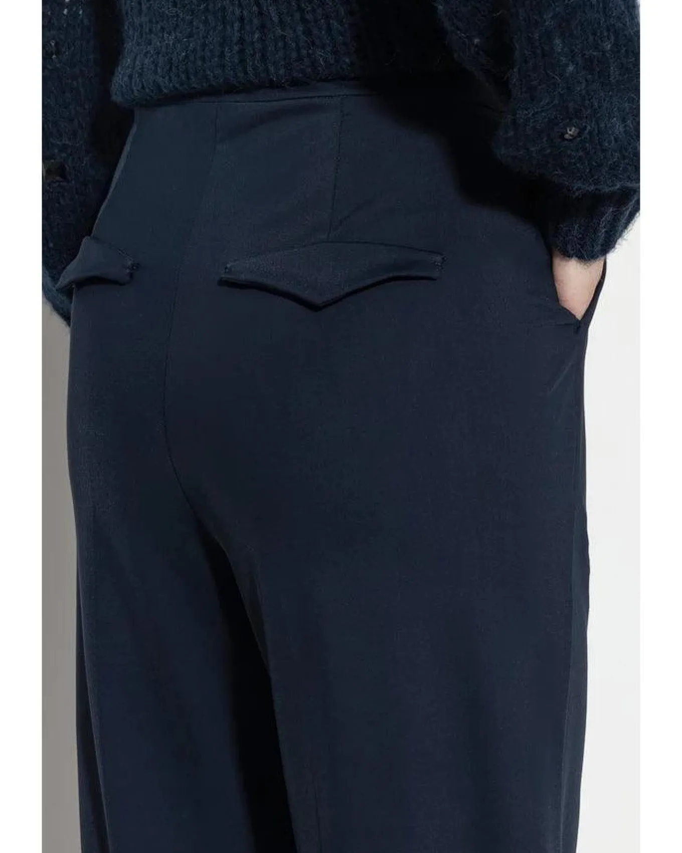 Luisa Cerano Techno Wide Leg Travel Pants