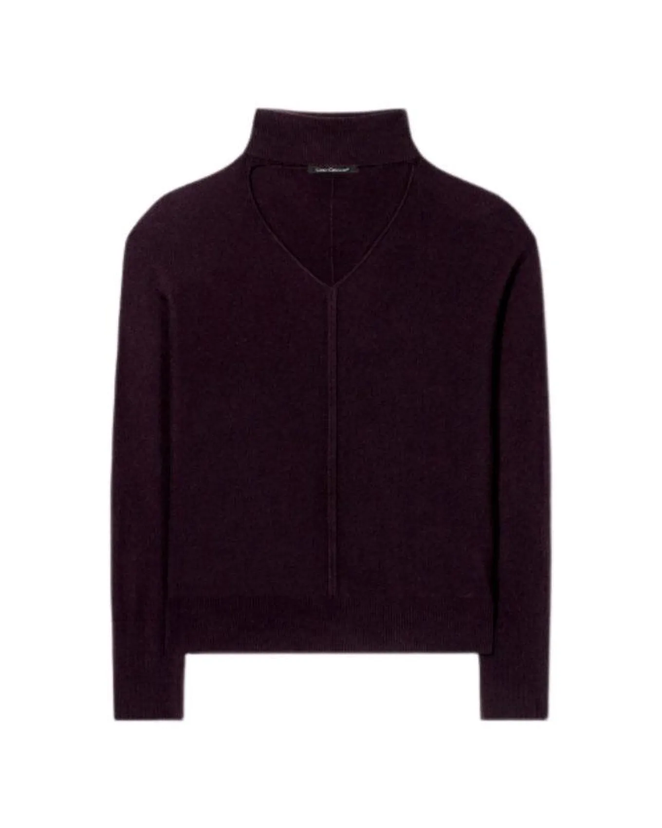 Luisa Cerano Turtleneck Cutout Sweater