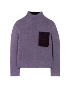 Luisa Cerano Two Tone Alpaca Knit Sweater