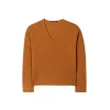 Luisa Cerano V-Neck Cashmere Blend Sweater