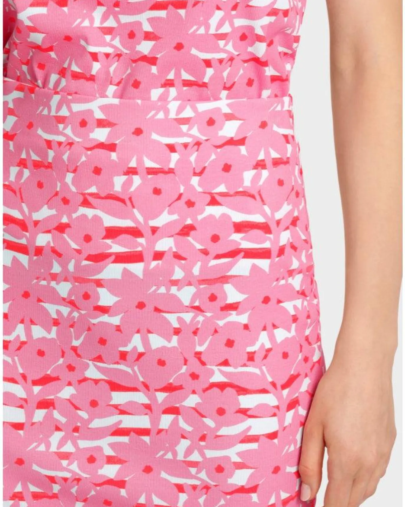 Marc Cain All Over Floral Pencil Skirt