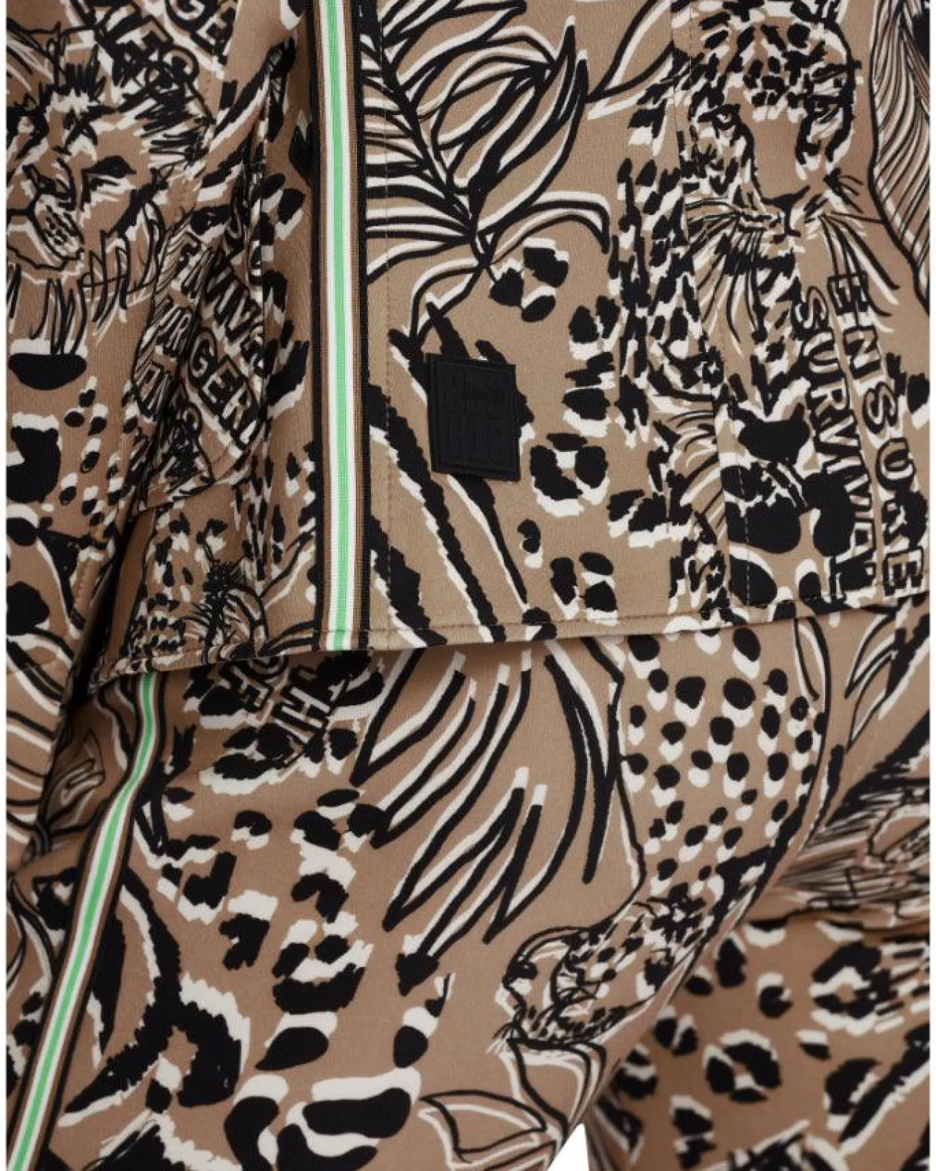 Marc Cain Animal Crossing Print Scuba Blazer