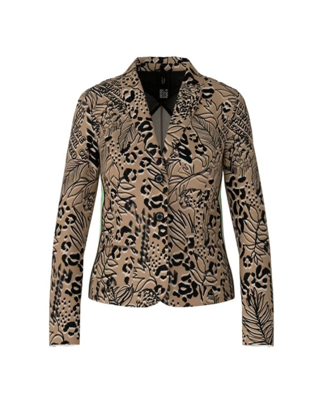 Marc Cain Animal Crossing Print Scuba Blazer