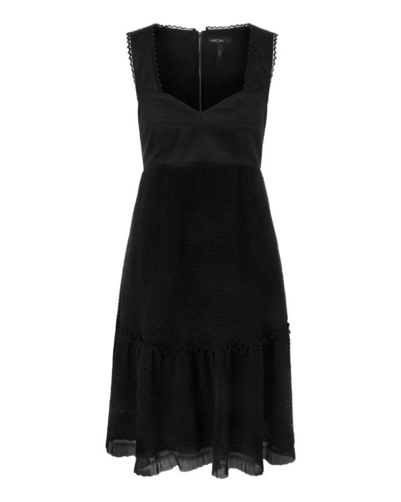 Marc Cain Bustier Dress With Mesh Skirt