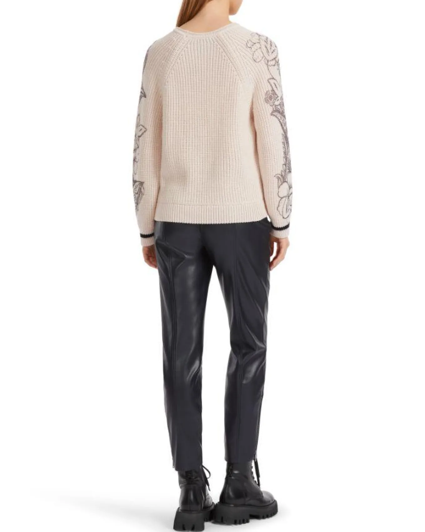 Marc Cain Embroidered Wool Pullover