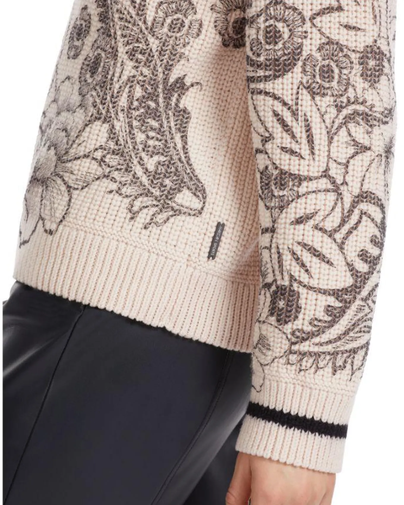 Marc Cain Embroidered Wool Pullover