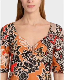 Marc Cain Empire Line Short Dress