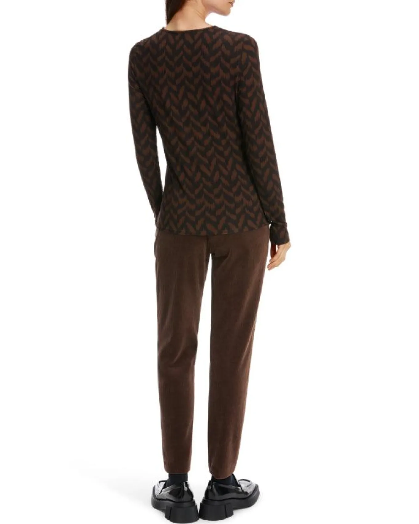 Marc Cain Herringbone Pattern Top