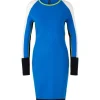 Marc Cain Knitted Colour Block Mini Dress