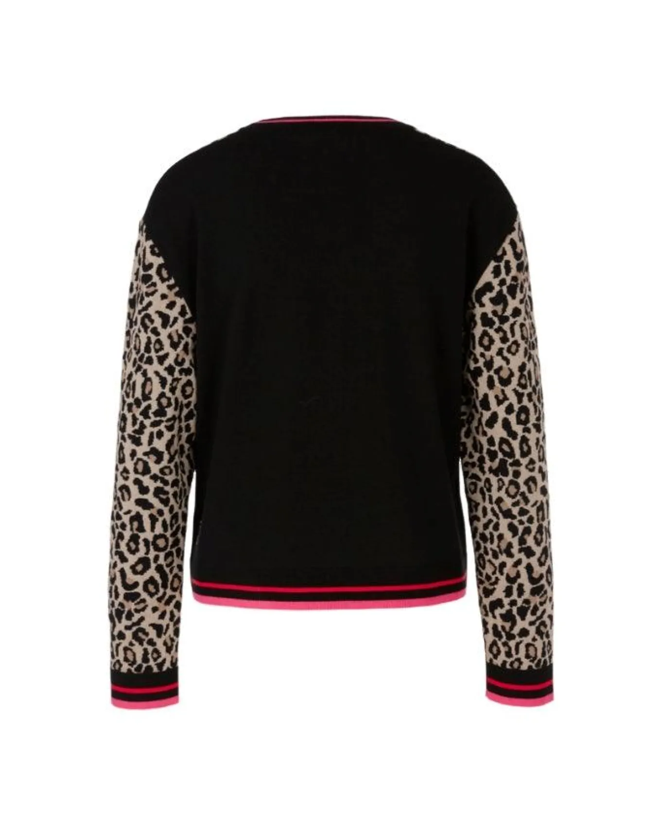 Marc Cain Leopard Print Mix Pullover