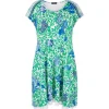 Marc Cain Print Cap Sleeve Dress