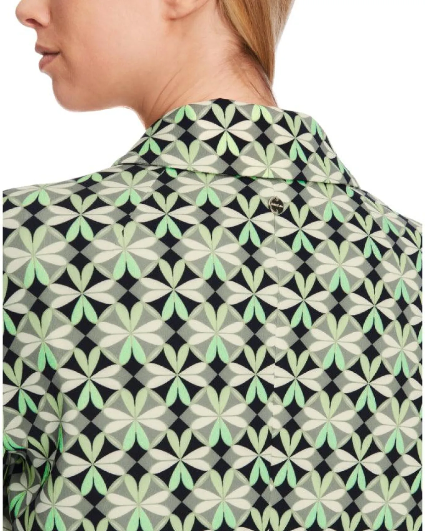 Marc Cain Scuba Print Short Jacket