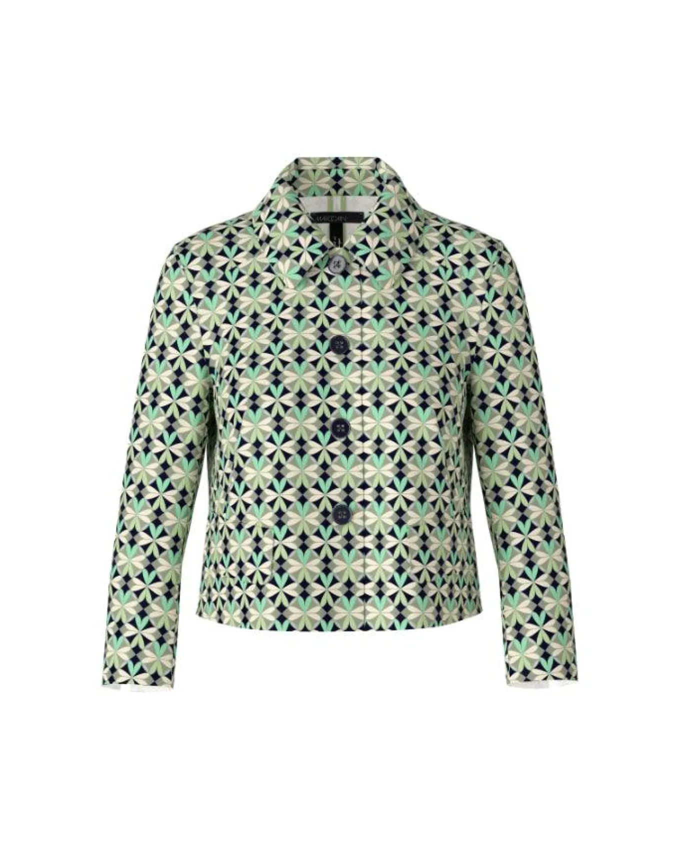Marc Cain Scuba Print Short Jacket