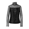 Marc Cain Sequin Mesh Top
