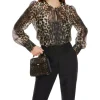 Marc Cain Sheer Print Blouse With Liner