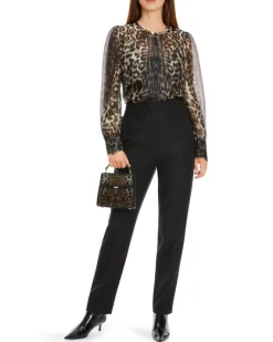 Marc Cain Sheer Print Blouse With Liner