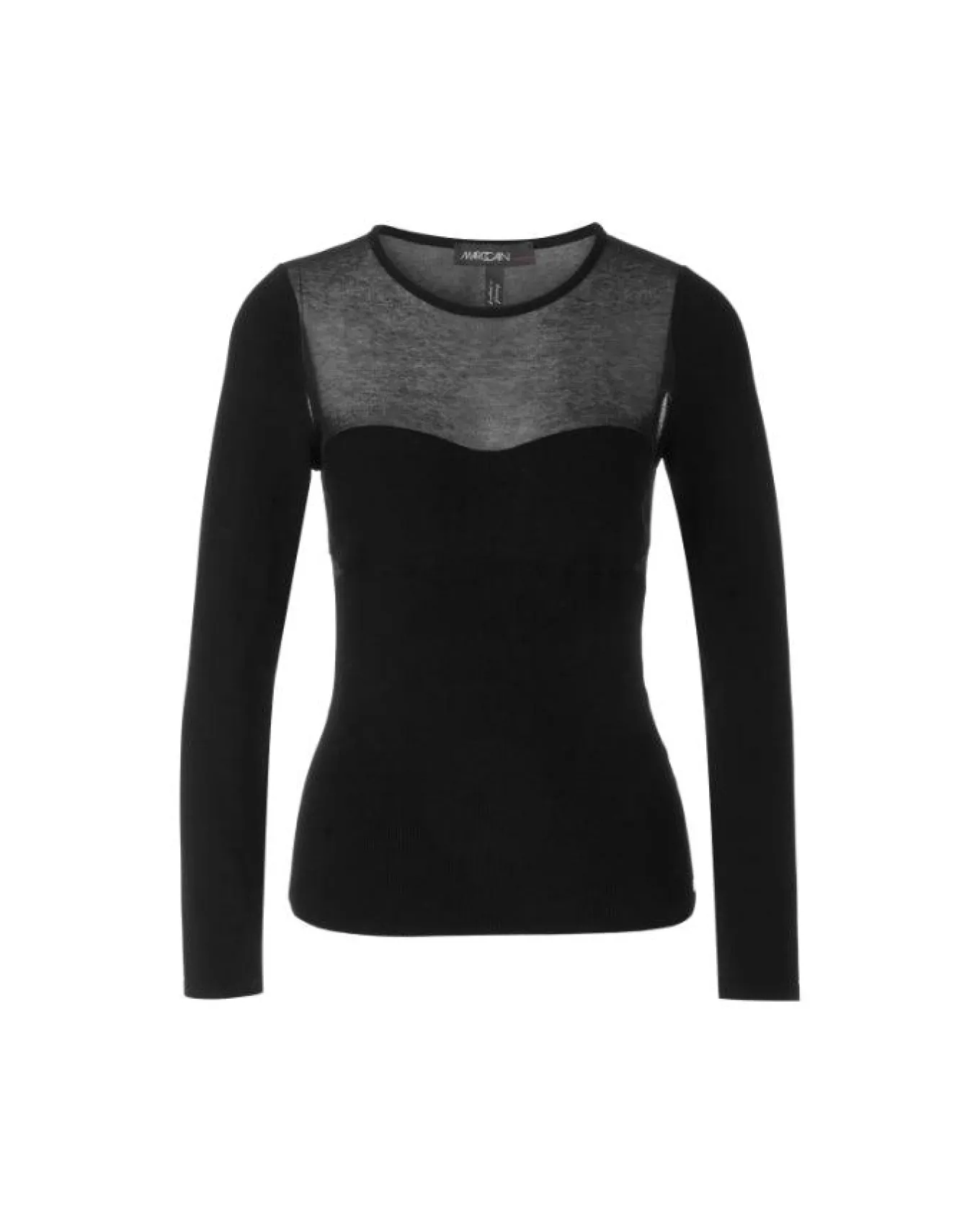 Marc Cain Sheer Yoke Sweater