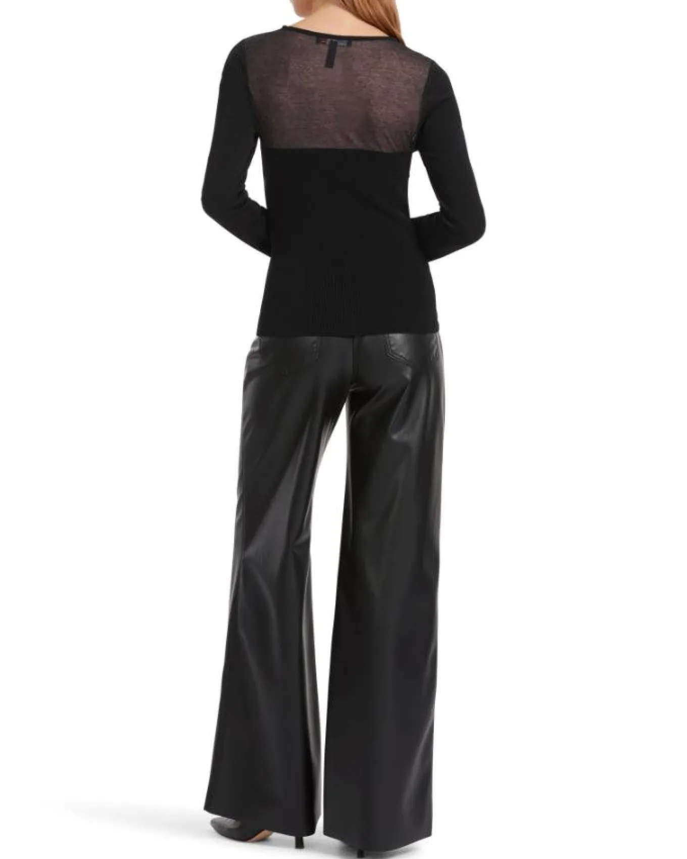 Marc Cain Sheer Yoke Sweater