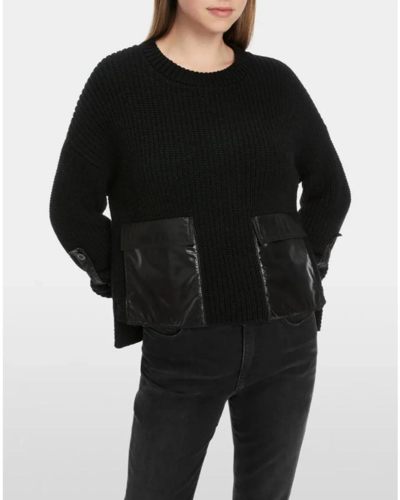 Marc Cain Shiny Patch Pocket Sweater
