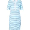 Marc Cain Striped Polo Dress