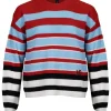 Marc Cain Striped Woolen Blend Sweater