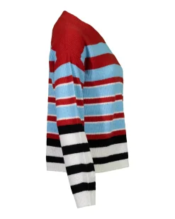Marc Cain Striped Woolen Blend Sweater
