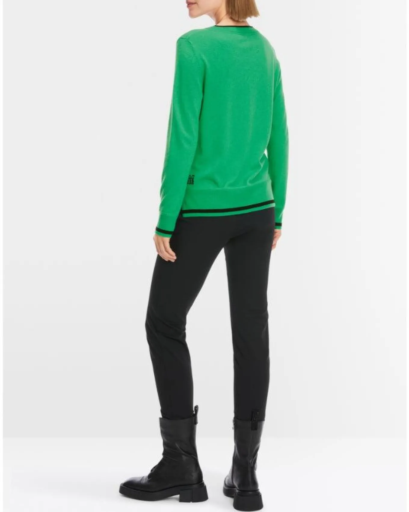 Marc Cain Trim Detail Crew Neck Sweater