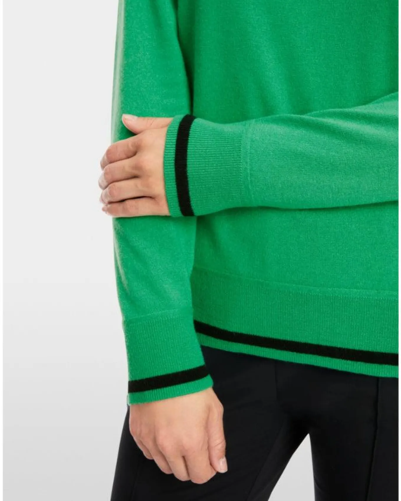 Marc Cain Trim Detail Crew Neck Sweater