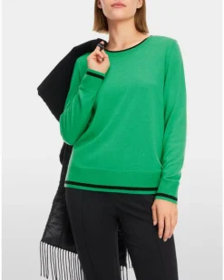 Marc Cain Trim Detail Crew Neck Sweater