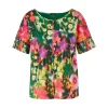 Marc Cain Vibrant Floral Print Tee