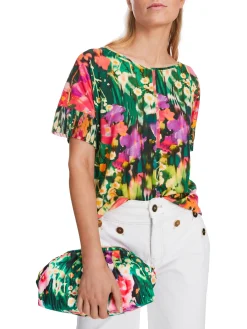 Marc Cain Vibrant Floral Print Tee