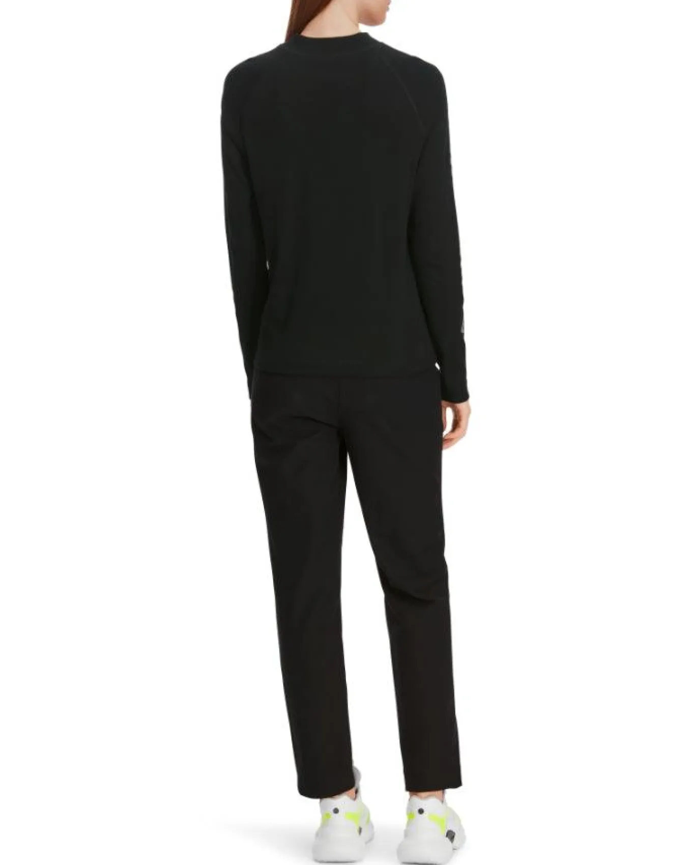 Marc Cain Zipper Print Pullover