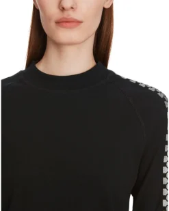 Marc Cain Zipper Print Pullover